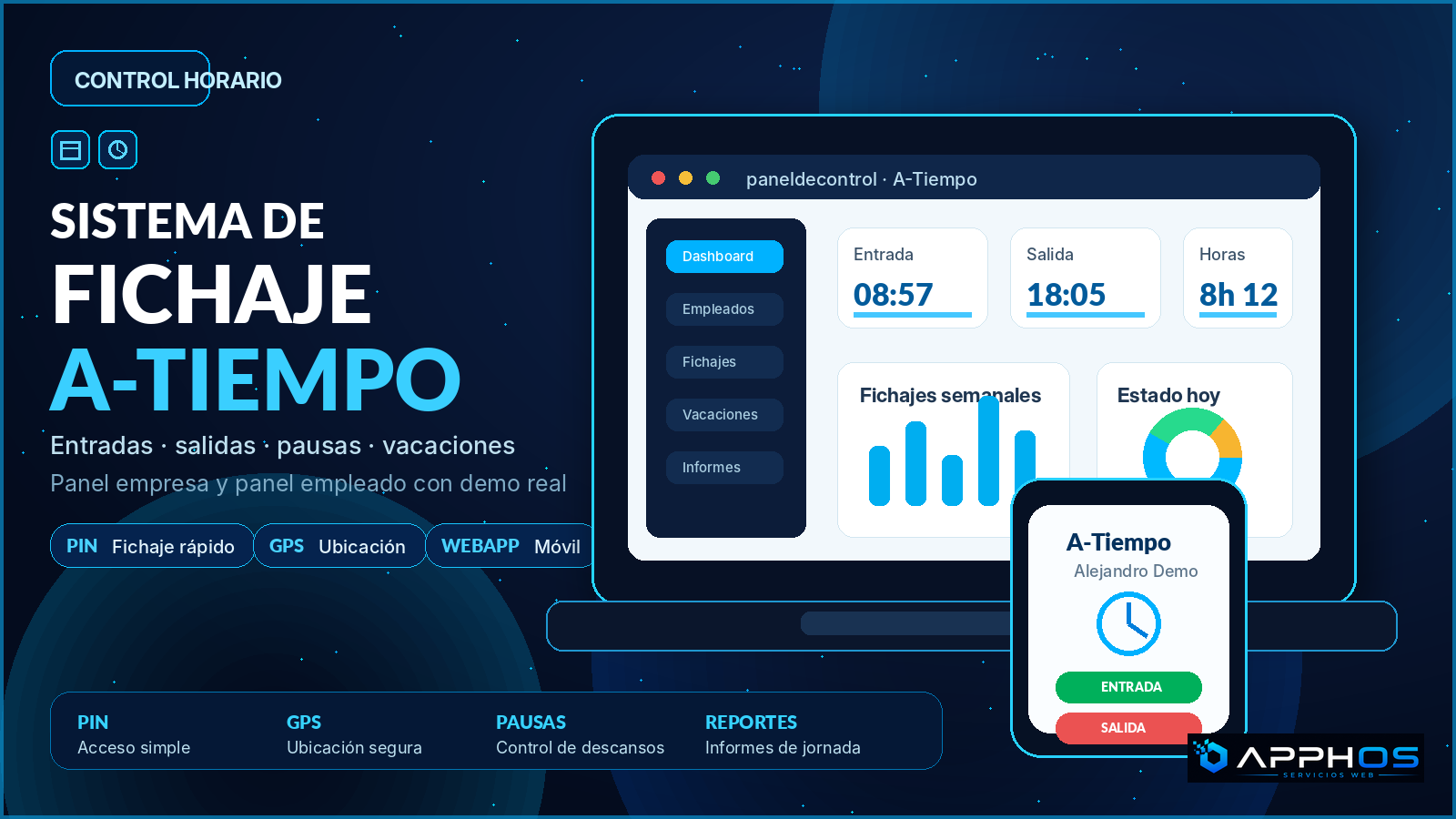 A-Tiempo - Sistema de Fichaje y Control Horario